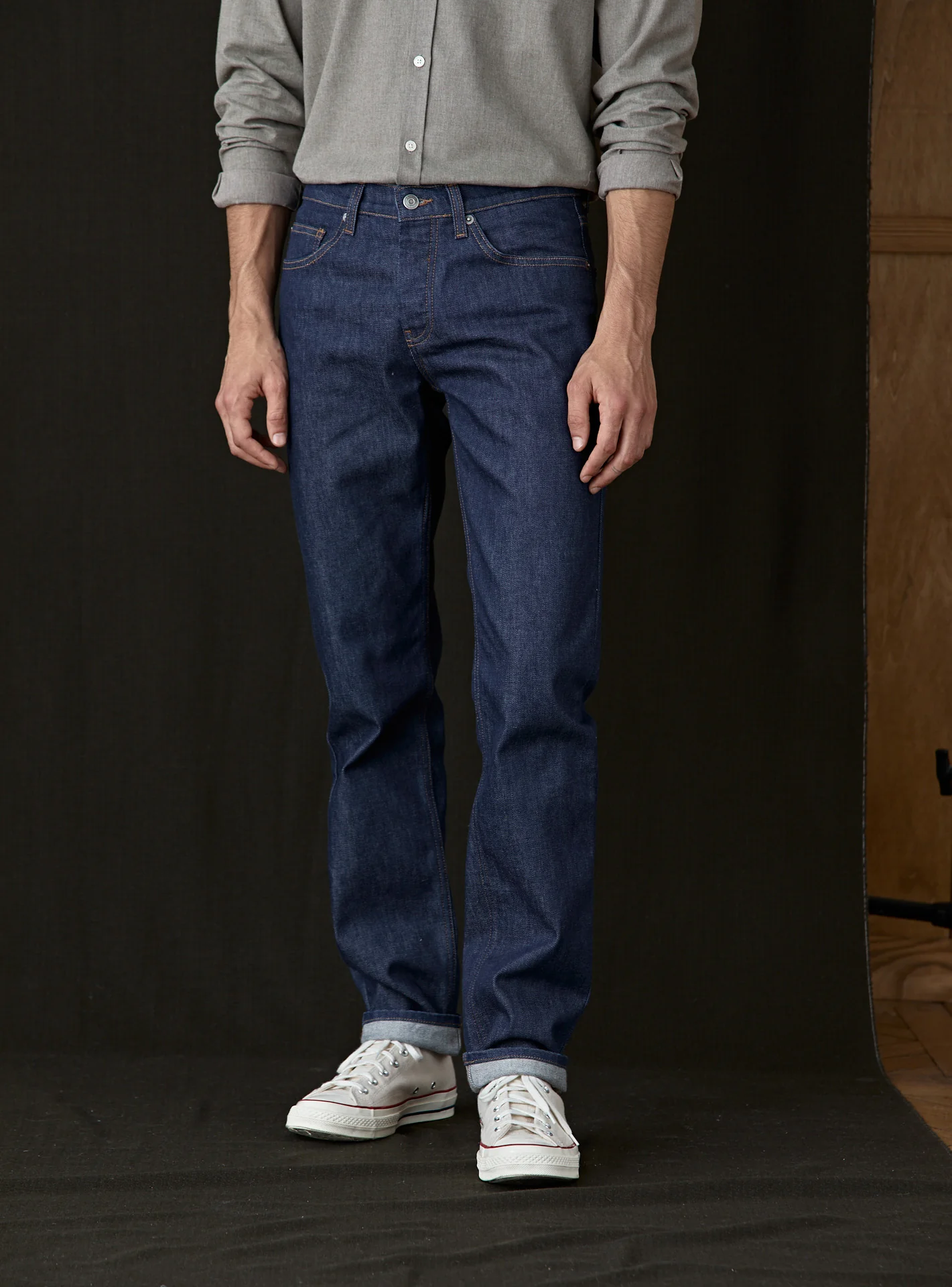 Jean Ajusté Leo Denim Brut