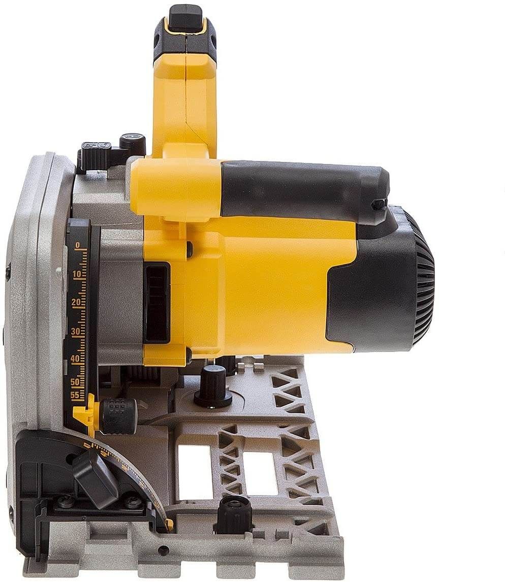 DeWalt DWS520KTR Invalzaag in TSTAK met geleiderail 1,5m - 1300W - 165mm