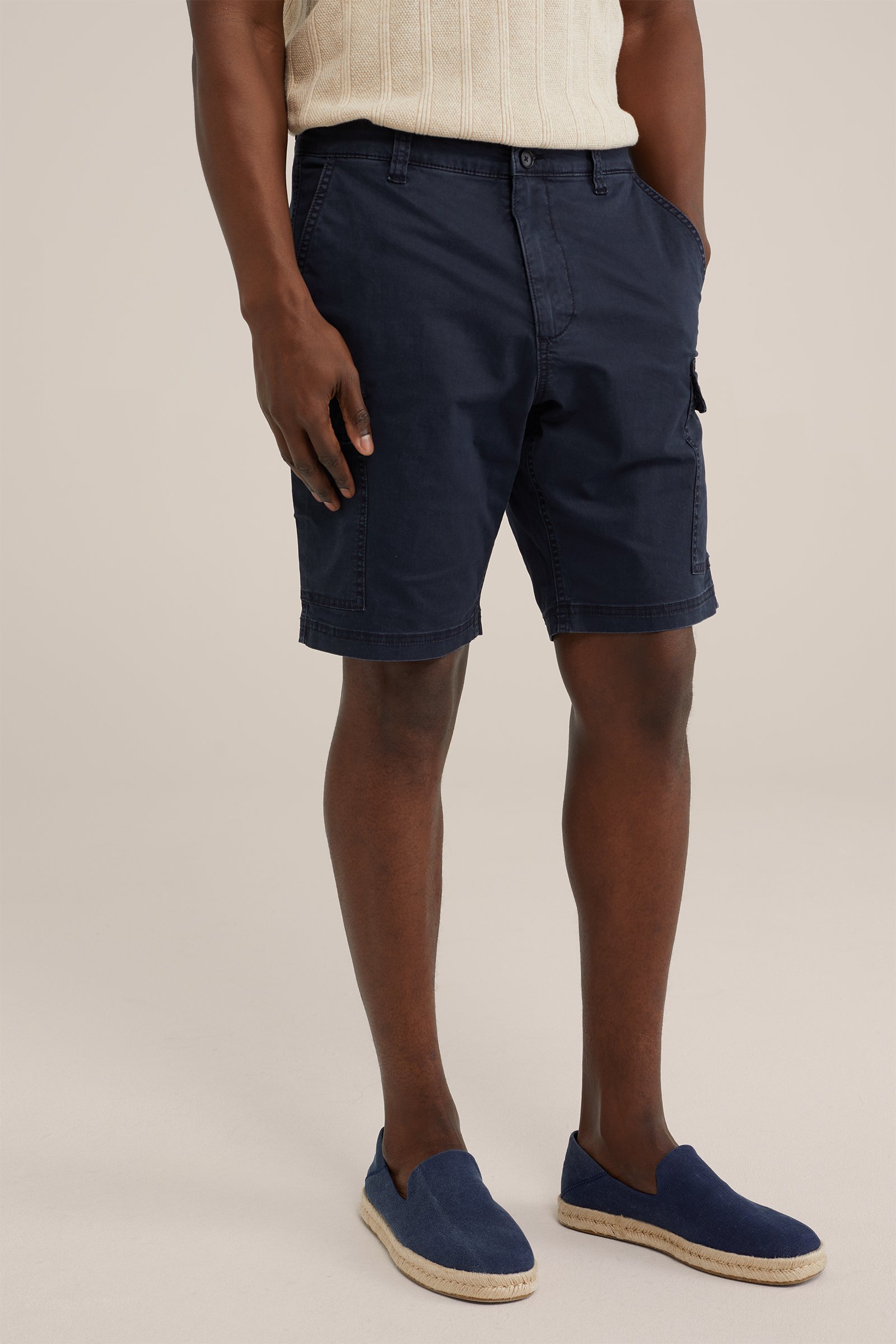 regular fit cargoshort WE Fashion Donkerblauw