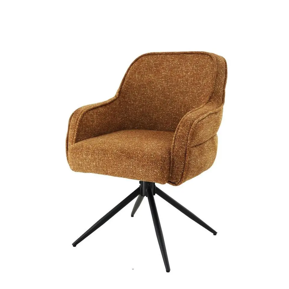 DS4U - Loisa armstoel terugdraai - mosterdgeel