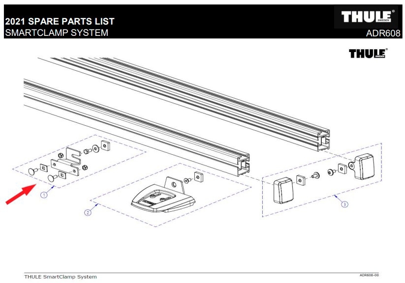 Base Rail Connector 1pc