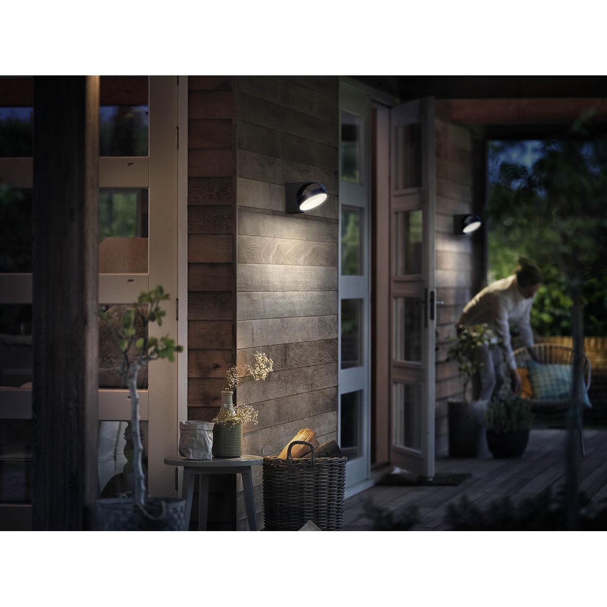 Philips Mimosa utendørs vegglampe 7W