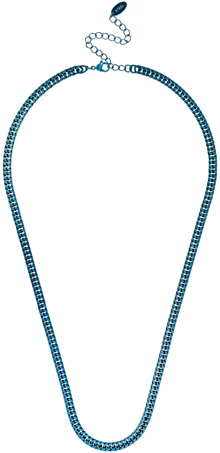 Herren Kette - Blue Metallic