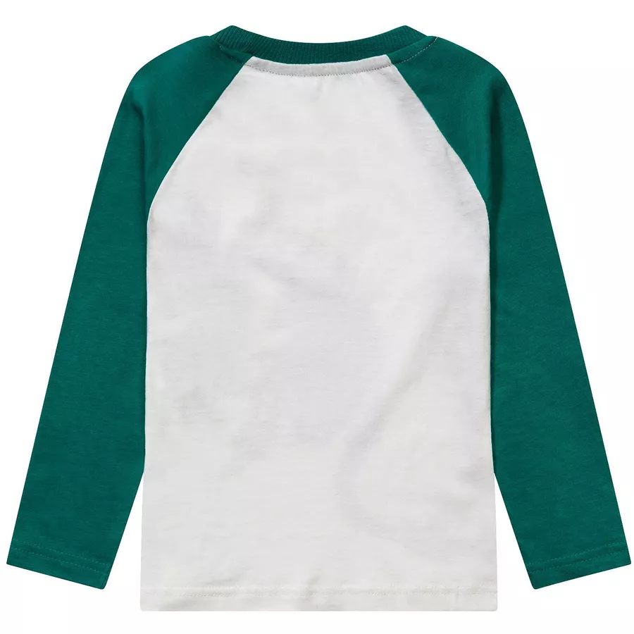 MINOTI Longsleeve CremeweißGrün