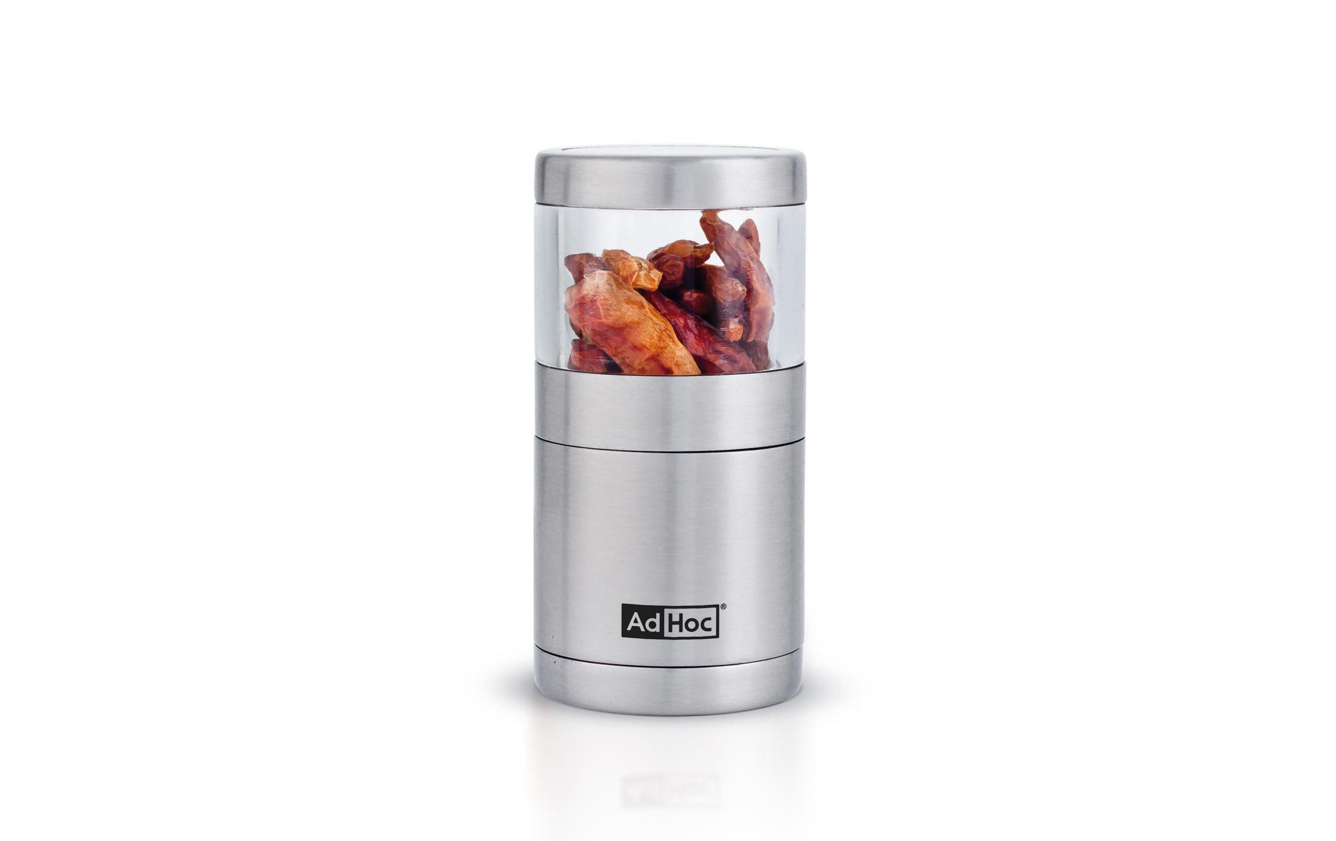 Chilischneider Voyage MP206 7.5 cm, Silber/TransparentGewürzmühle (Silber/Transparent) für