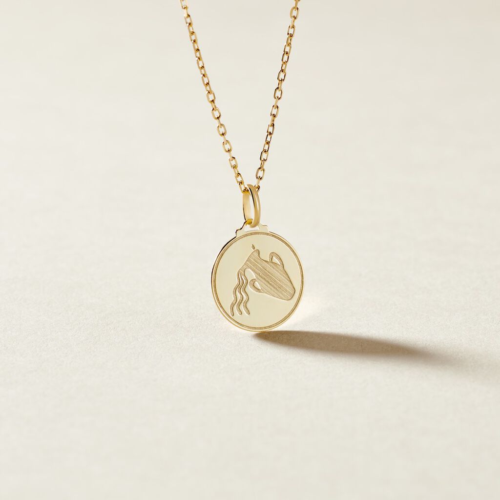 Pendentif Lamie Zodiaque Or Jaune