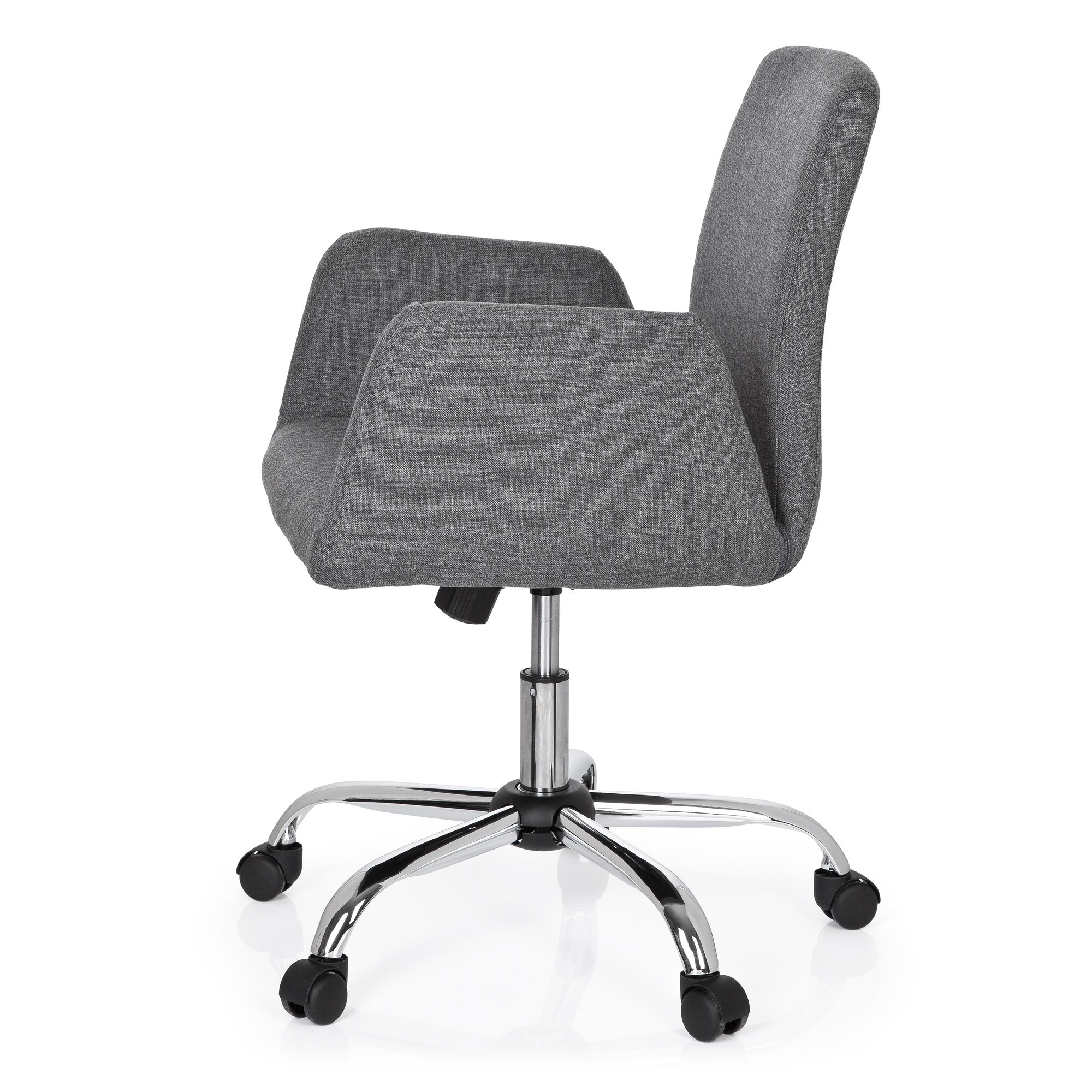 Home Office Bürostuhl FLOW Stoff mit Armlehnen hjh OFFICE