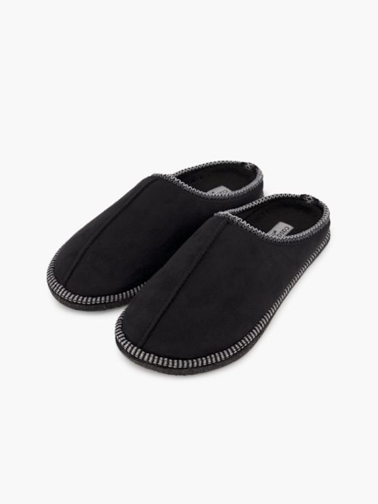 Casa mia Pantoffel Schwarz