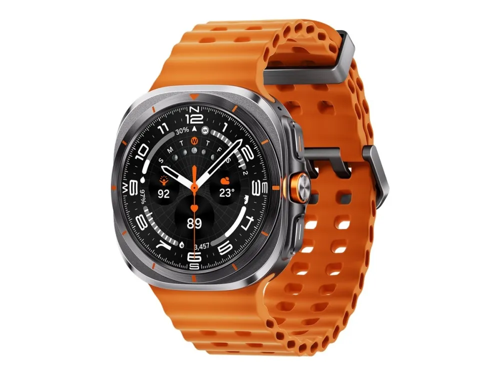Samsung | Galaxy Watch Ultra - Titanium Gray (Orange strap)