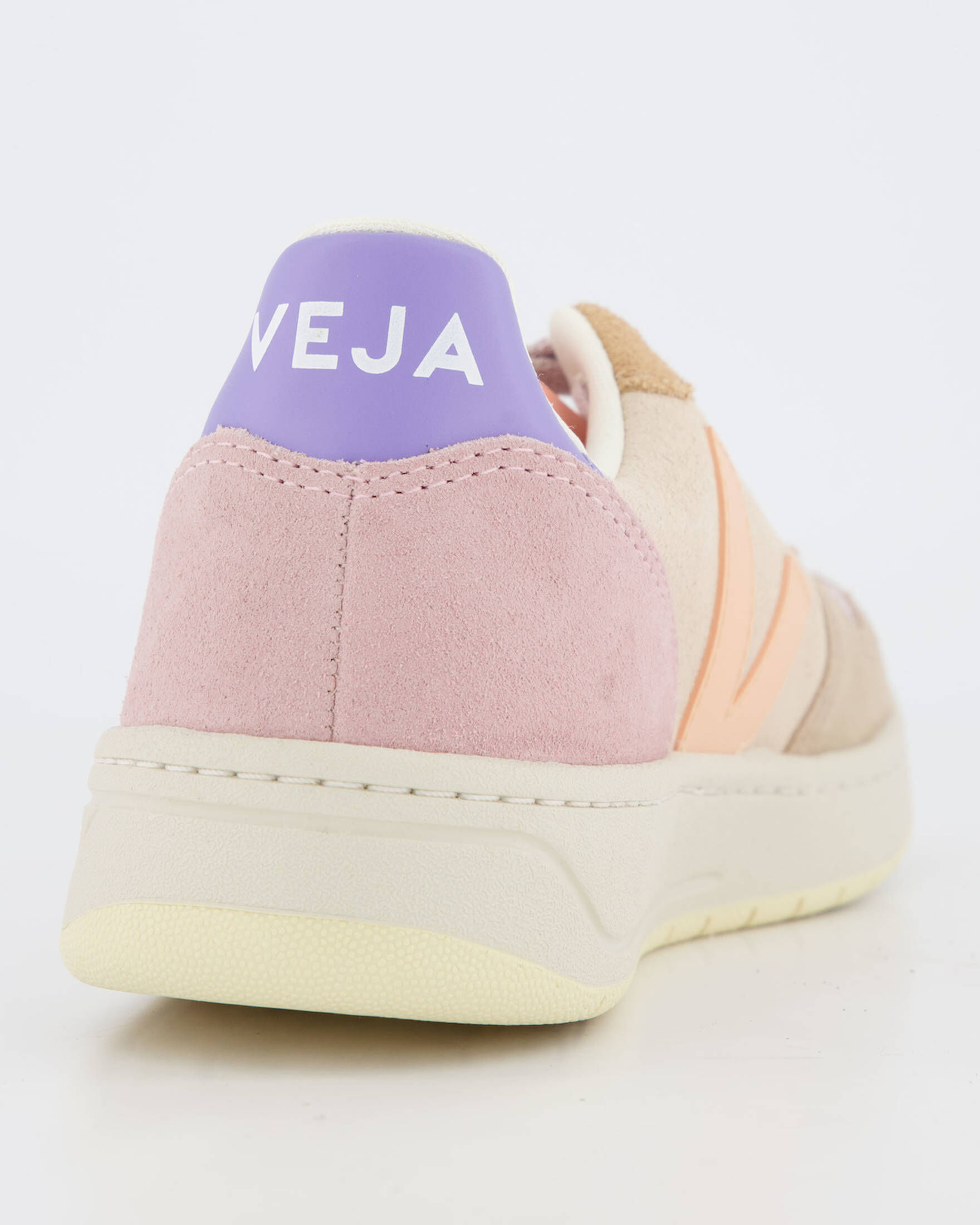 Veja| Damen Sneaker V-10 Suede MULTICO PEACH
