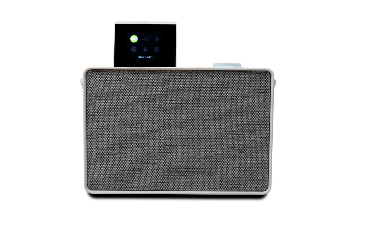 Internet Radio Evoke Play Cotton White<br>Evoke Play vielseitiges Musiksystem in Cotton White