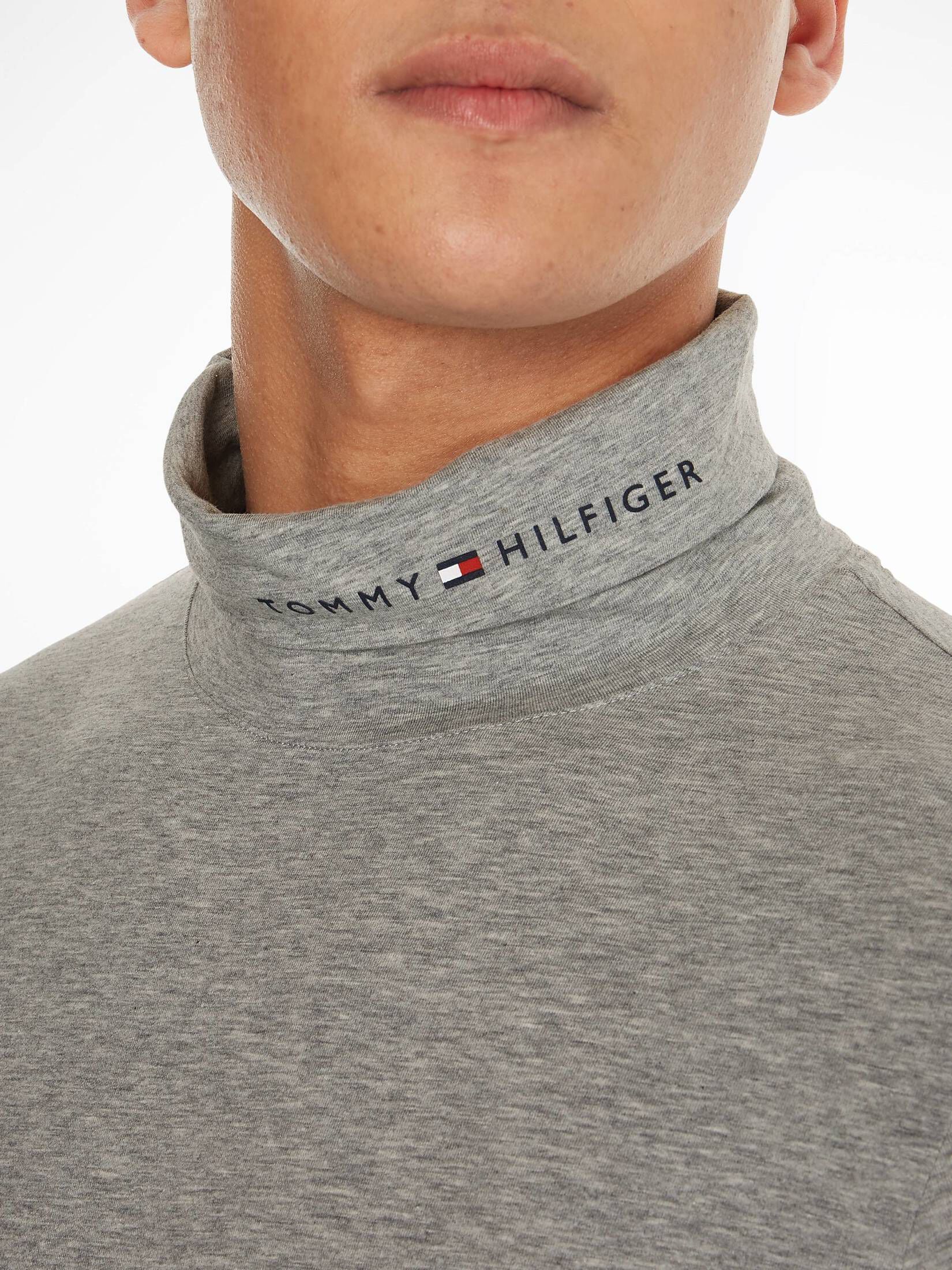 Tommy Hilfiger| Herren Rollkragenshirt ROLL NECK TOMMY LOGO LS TEE
