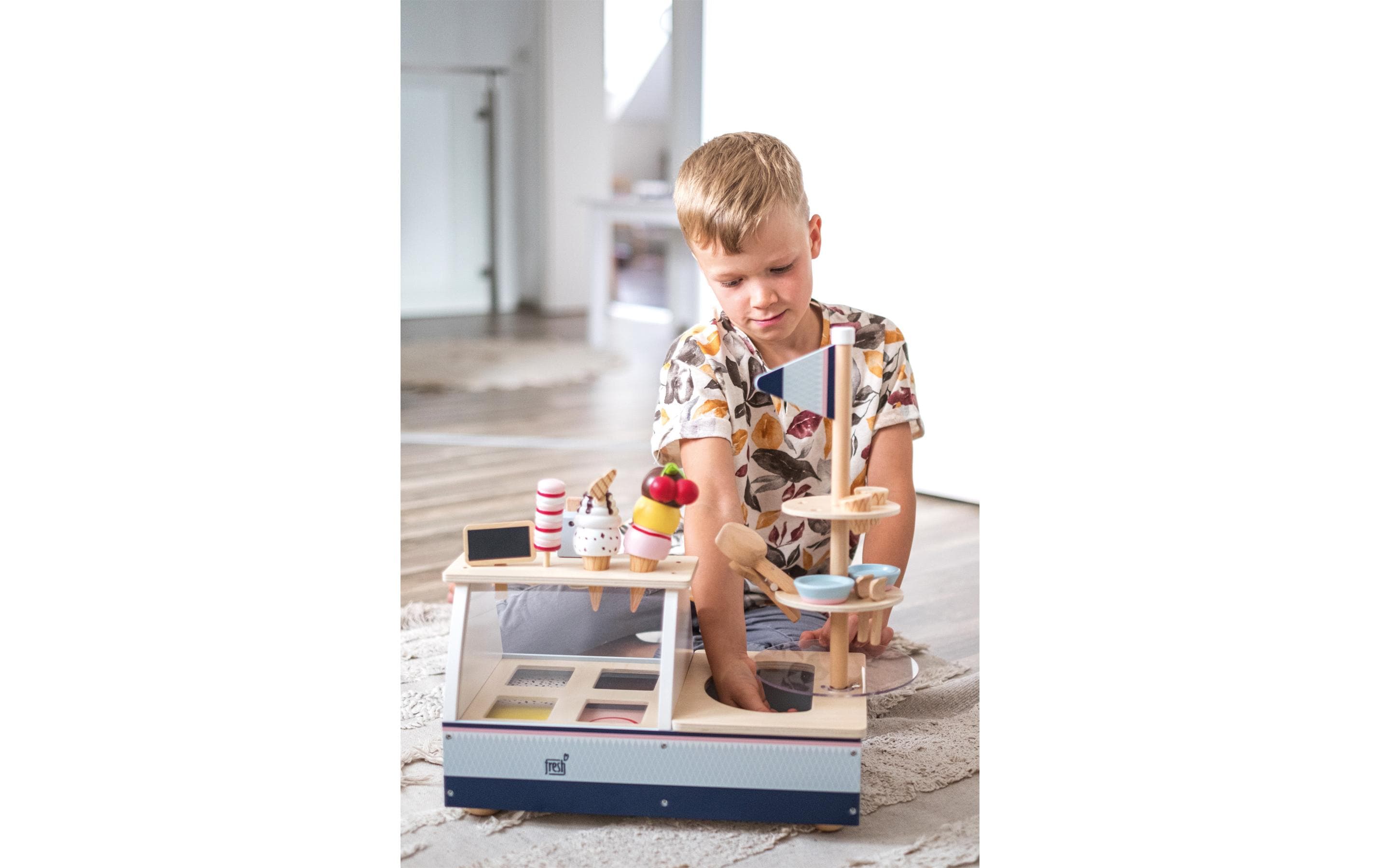 Eistheke «fresh»Eis-Spielset für Kinderküche und Kaufmannsladen