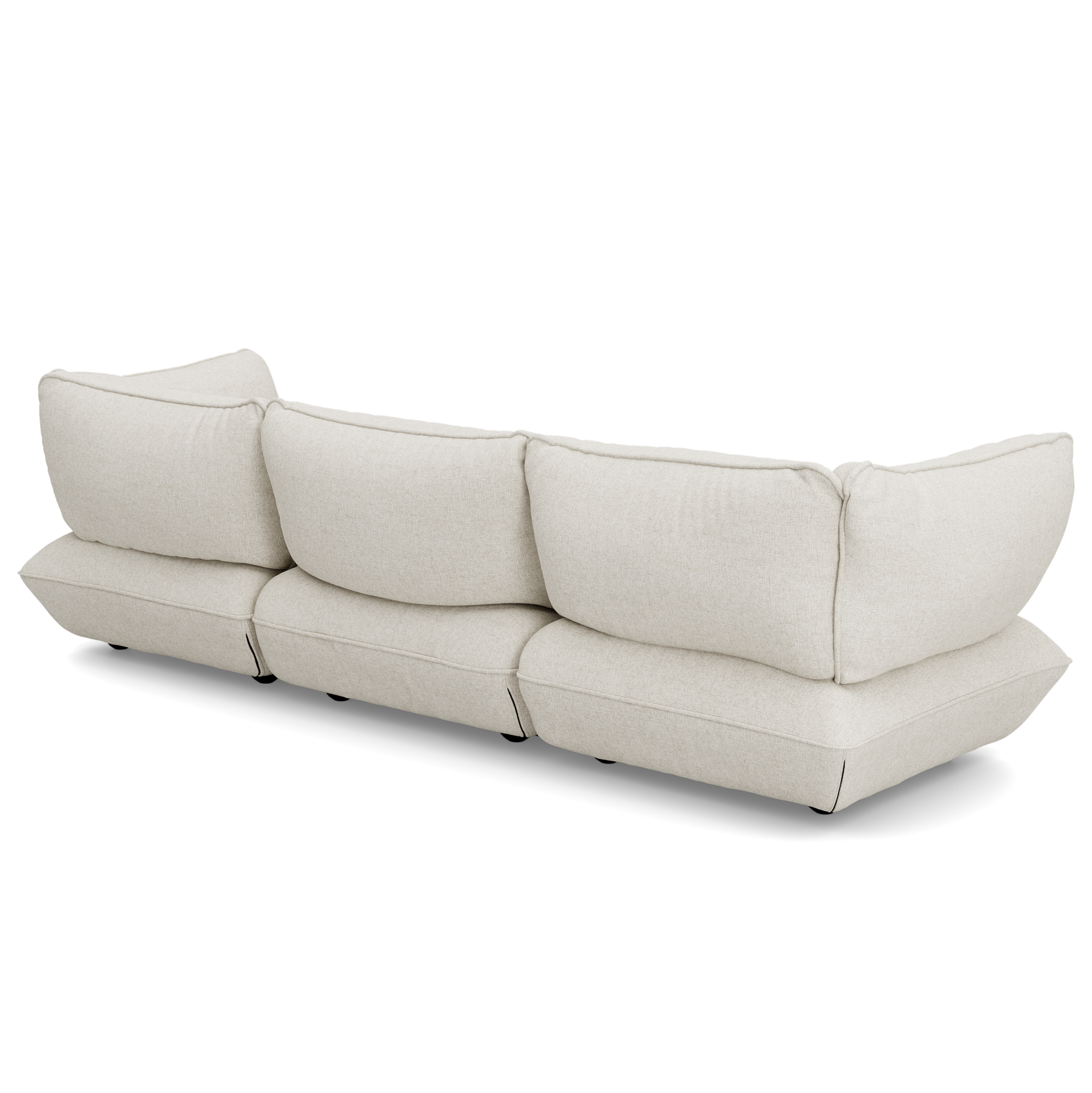 3-zitsbank Sumo boucle grecycled beige