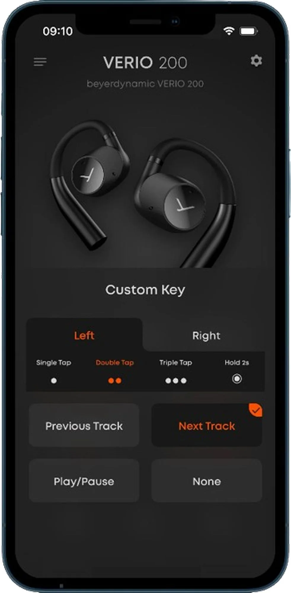 Beyerdynamic Verio 200 Noir & Orange Écouteurs True Wireless
