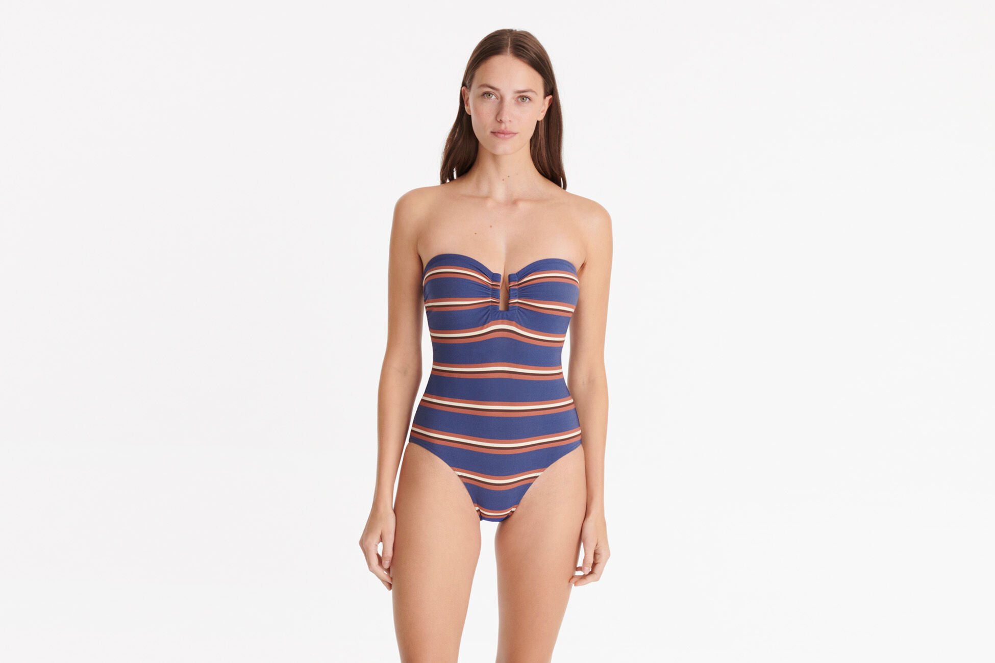 Amiral Une-pièce bustier RAYURE DENIM