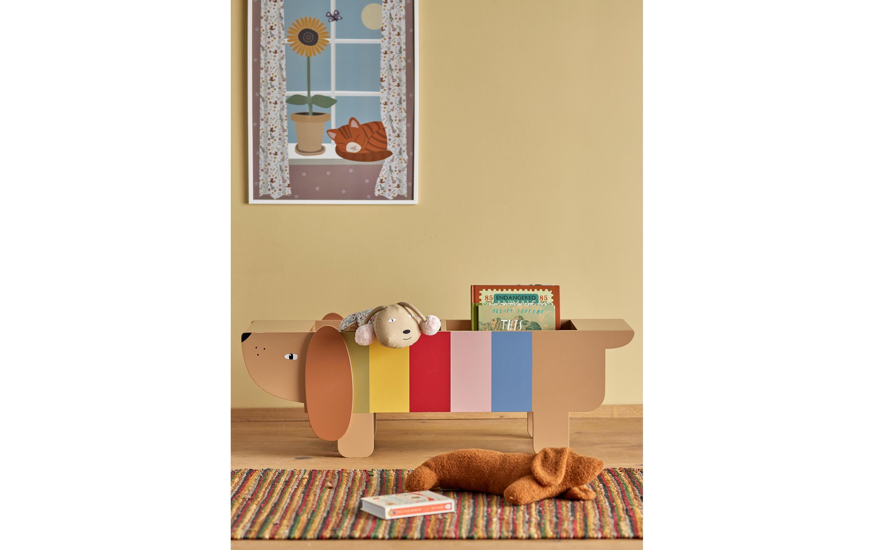 Bücherregal Charlie Braun, MDF<br>Bücherständer
