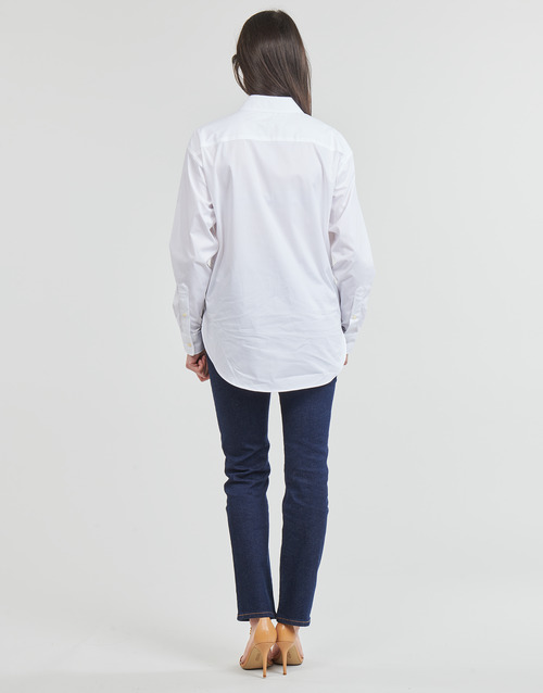 Lauren Ralph Lauren - KOTTA-LONG SLEEVE-BUTTON FRONT SHIRT Blanco