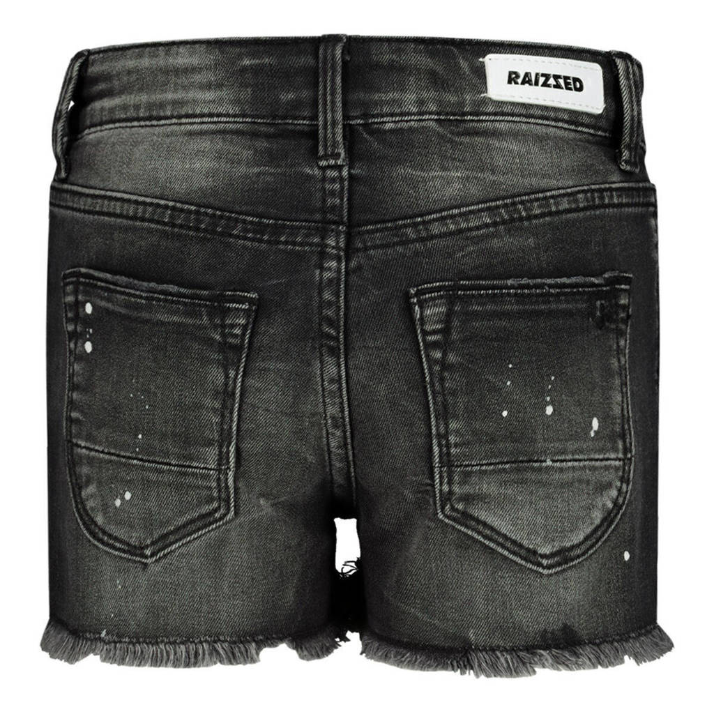 Raizzed denim short dark grey stone