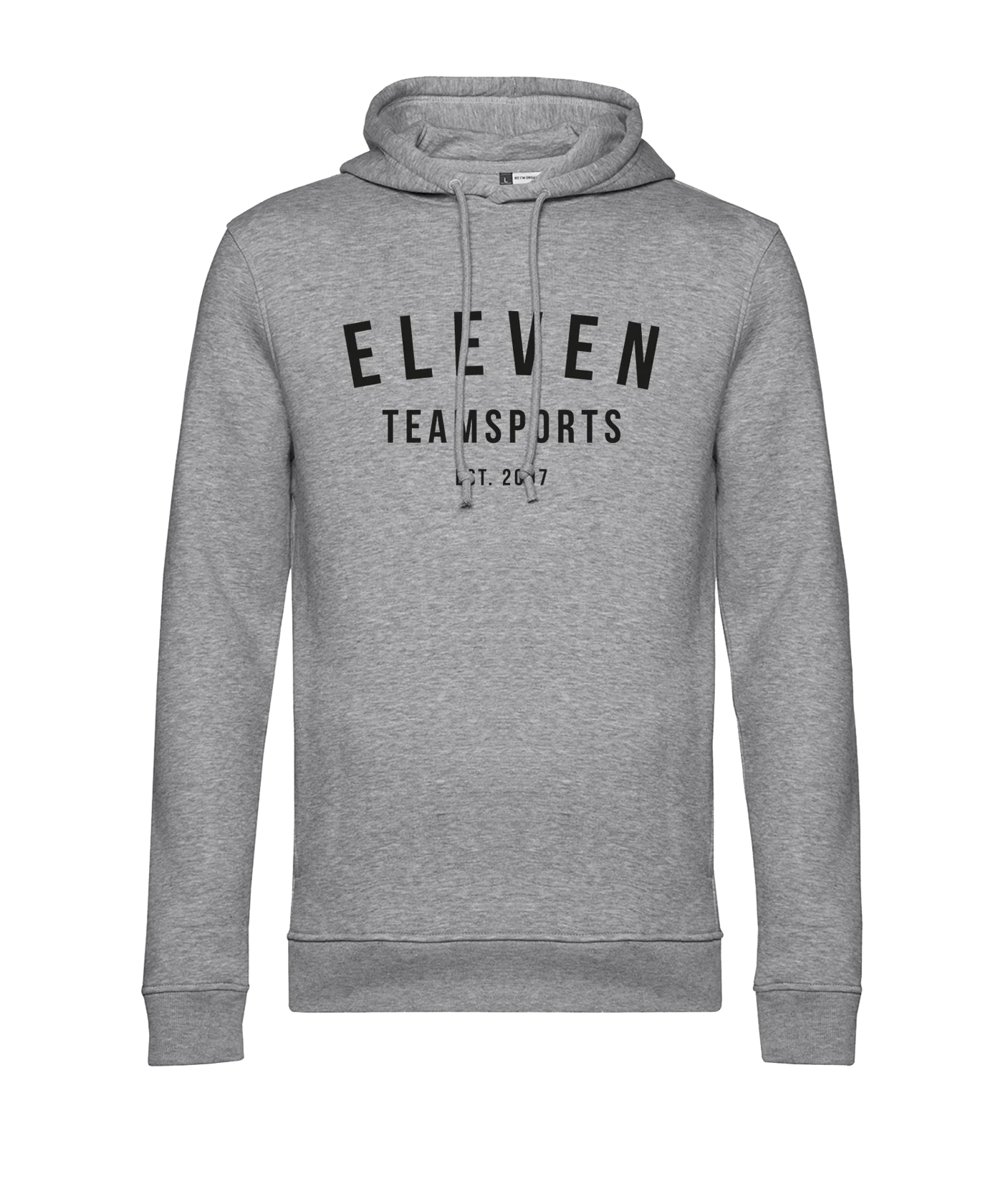 11teamsports established 2007 Hoody Grau Schwarz