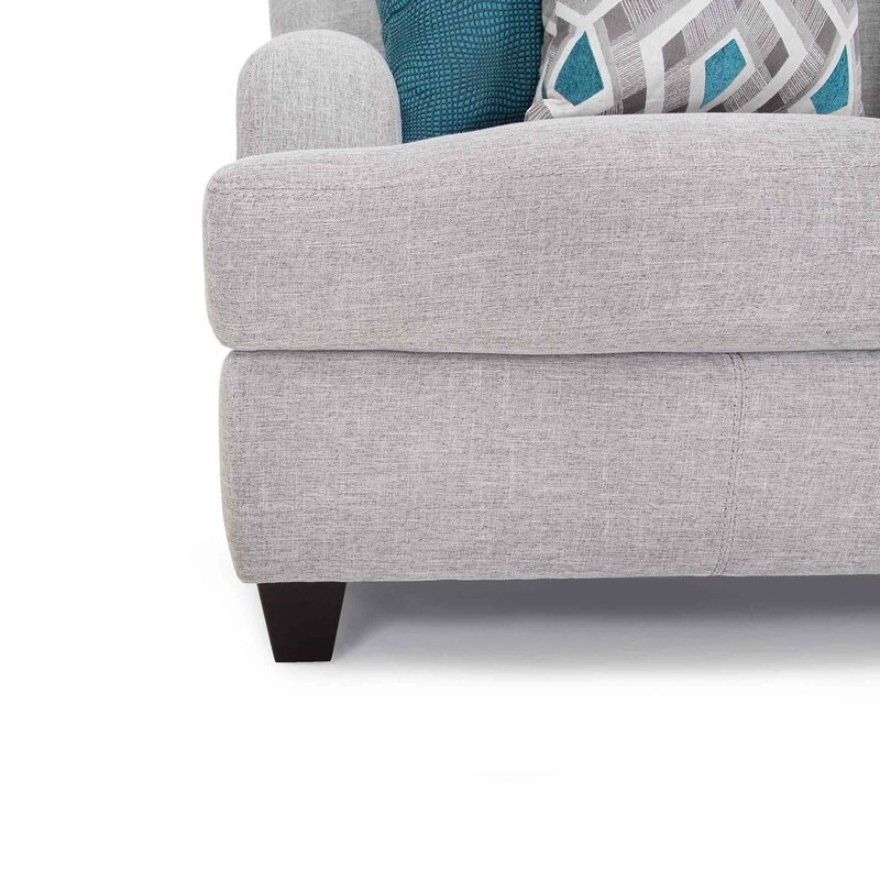 Rosalie 93" Recessed Arm Sofa