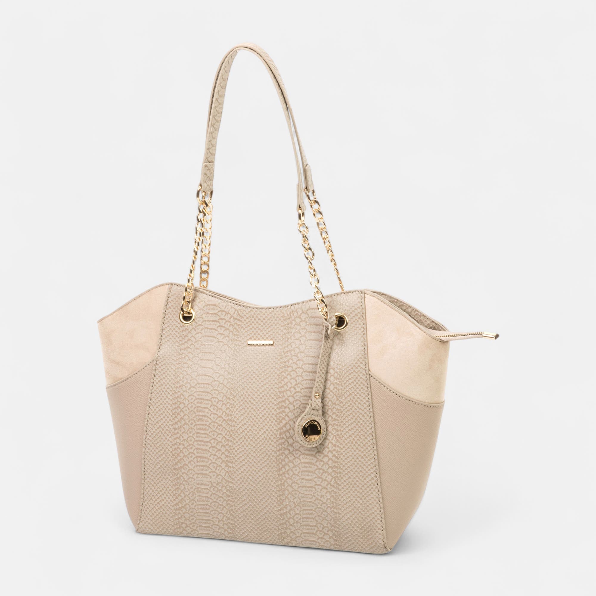 Sac à main beige