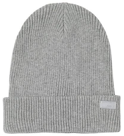 Name It Mütze - Strick - Ripp - Rib - Grey Melange