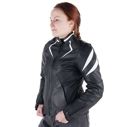 Blouson DXR DIVA RACER CE - Noir / Blanc