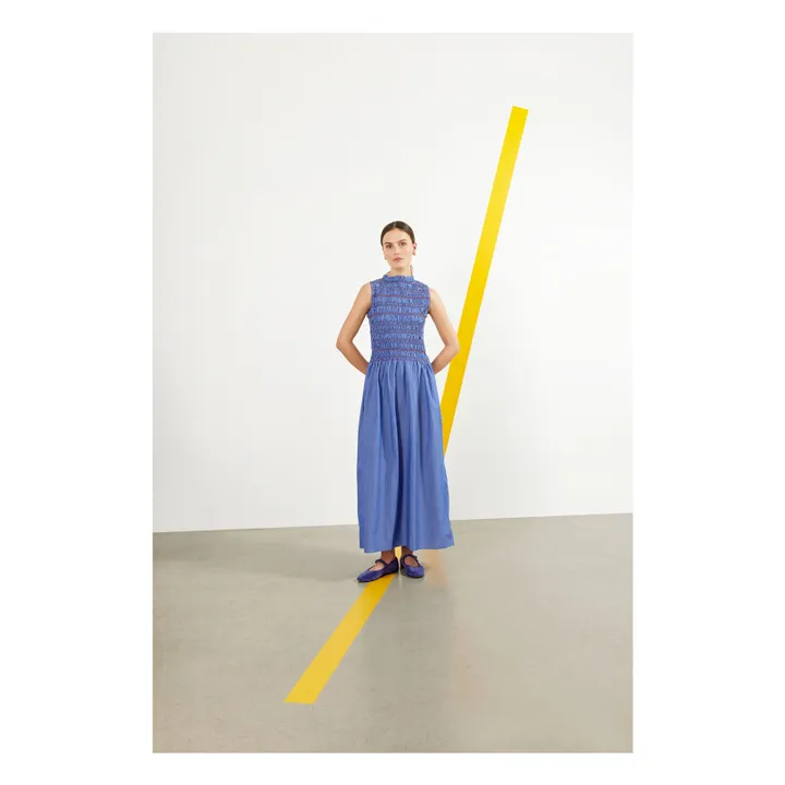 Maria de la Orden Robe Saint Barth Rayures | Bleu