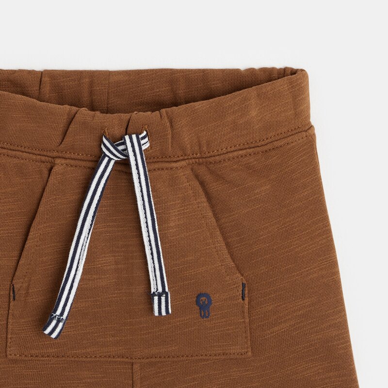 Short molleton marron bébé garçon Marron