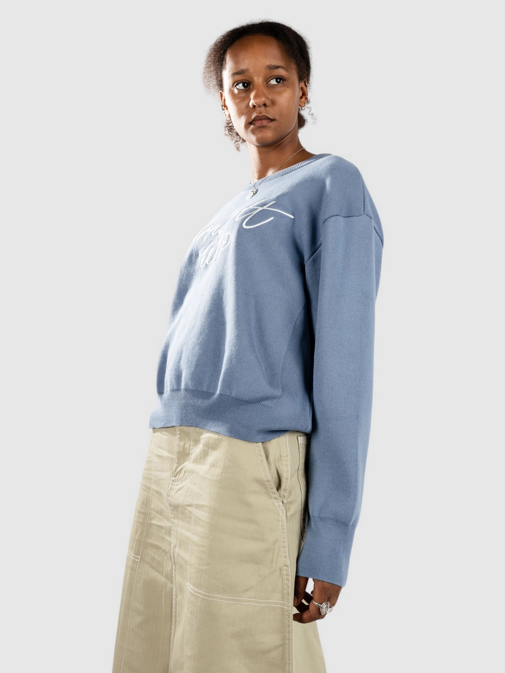 Carhartt WIP Signature Pullover dusty ice/wax
