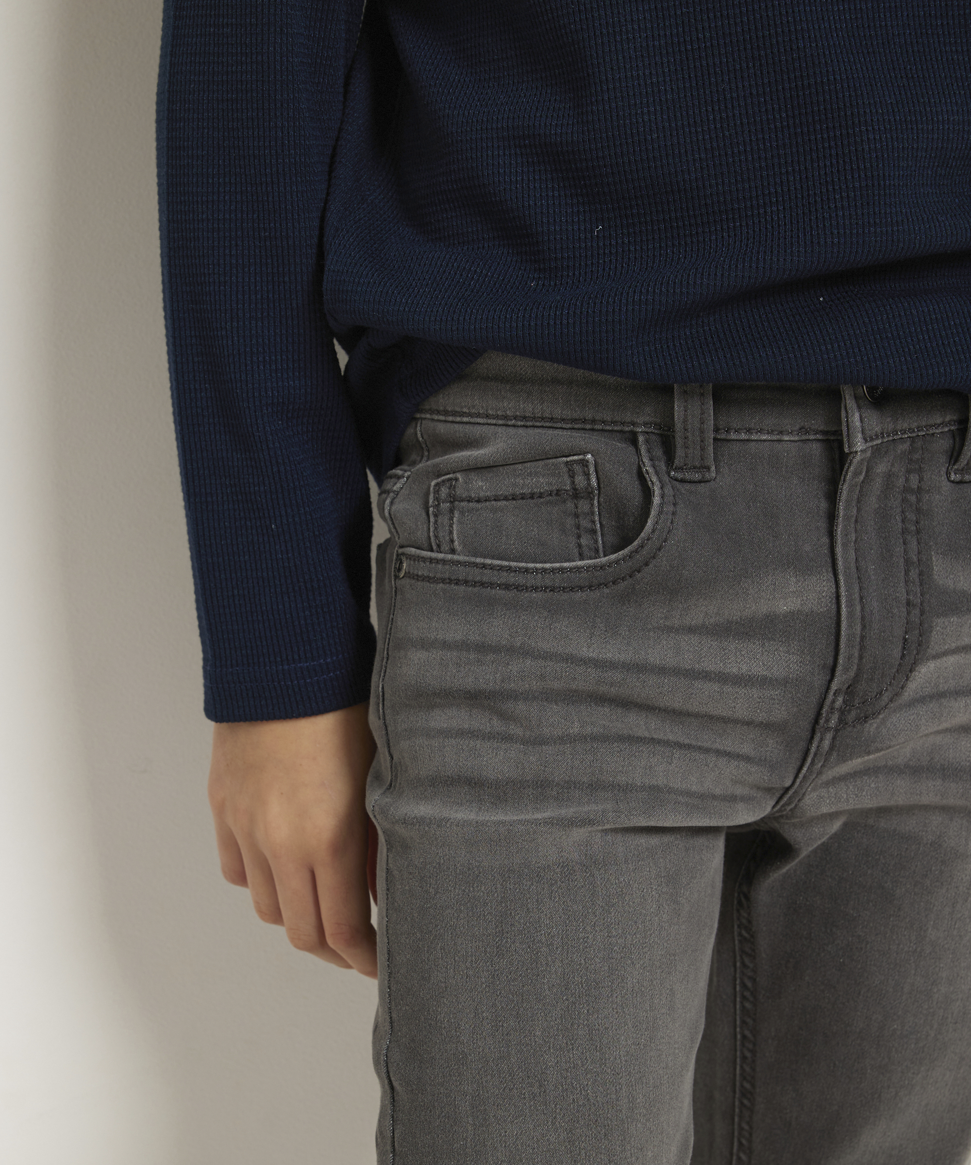 slim fit jogg jeans - grijs
