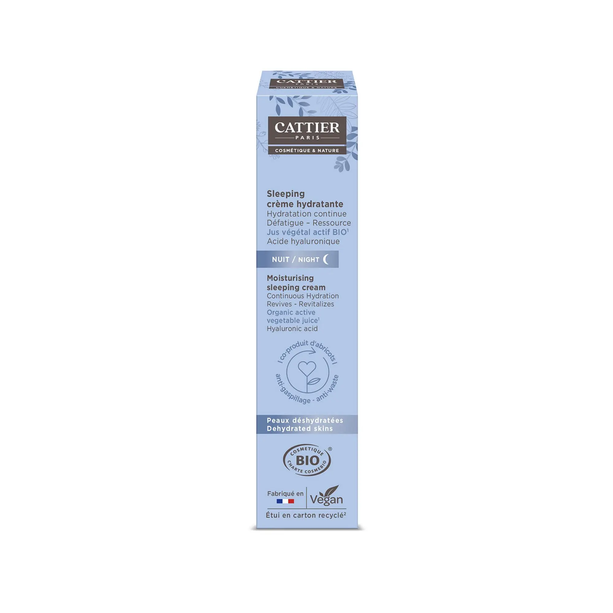 Cattier - Sleeping Crème Hydratante Crème de Nuit- Entre 20€ et 50€