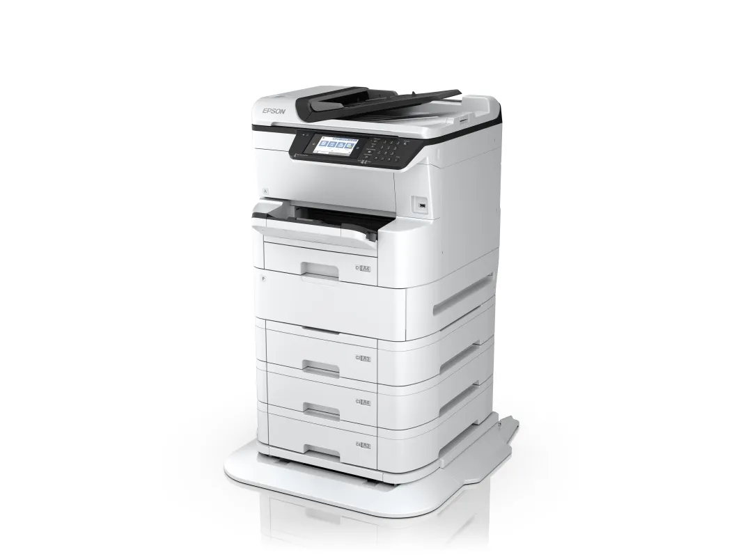 Epson WorkForce Pro WF-C878RDWF - Multifunktionsprinter - farve - blækprinter - A3 (297 x 420 mm) (original) - A3 (medie) - op til 22 spm (kopiering) - op til 24 spm (udskriver) - 335 ark - 33.6 Kbps - Gigabit LAN, Wi-Fi(n), USB 3.0, USB 2.0 vært