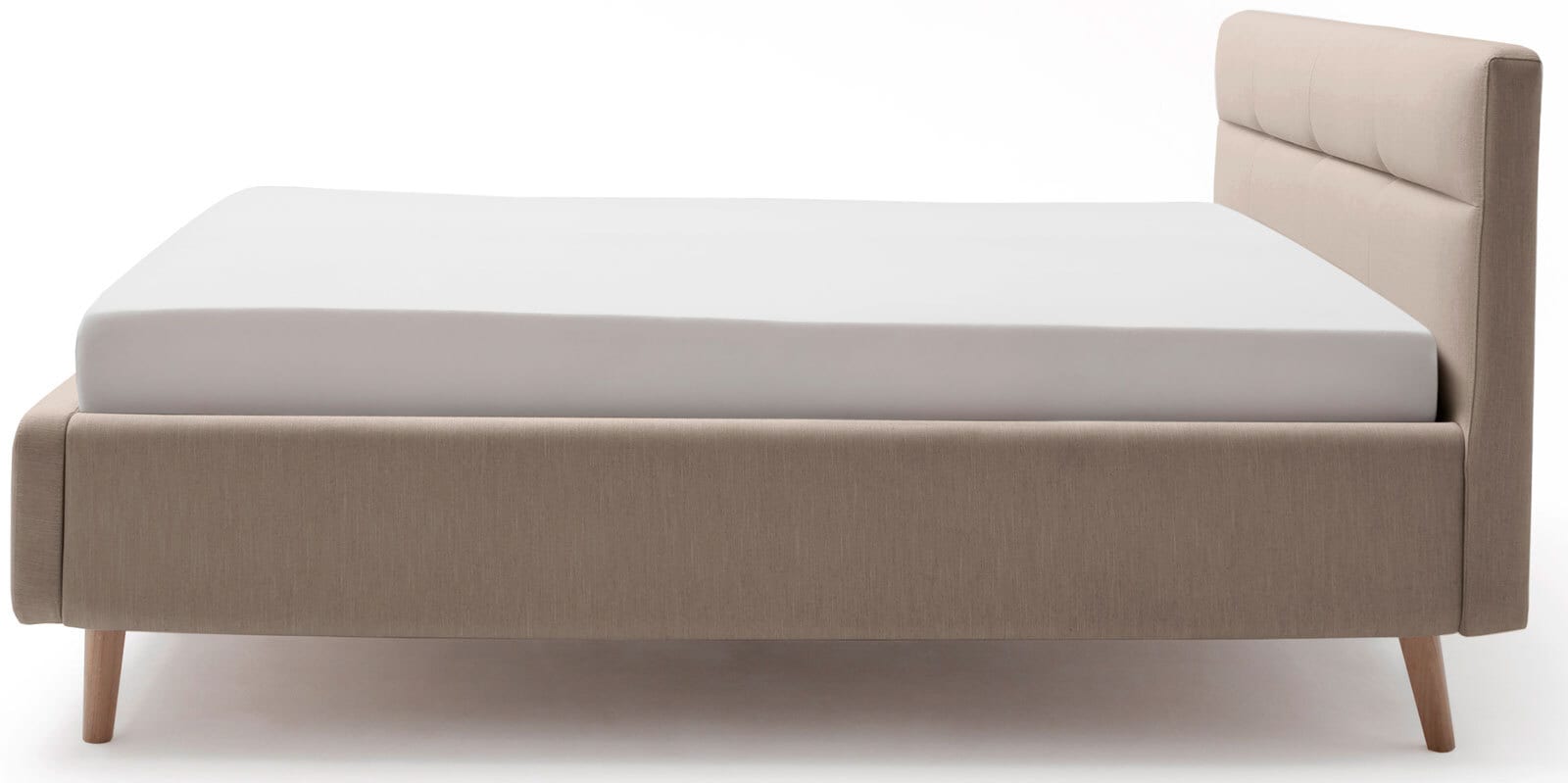 Polsterbett LOTTE 180 x 200 cm beige