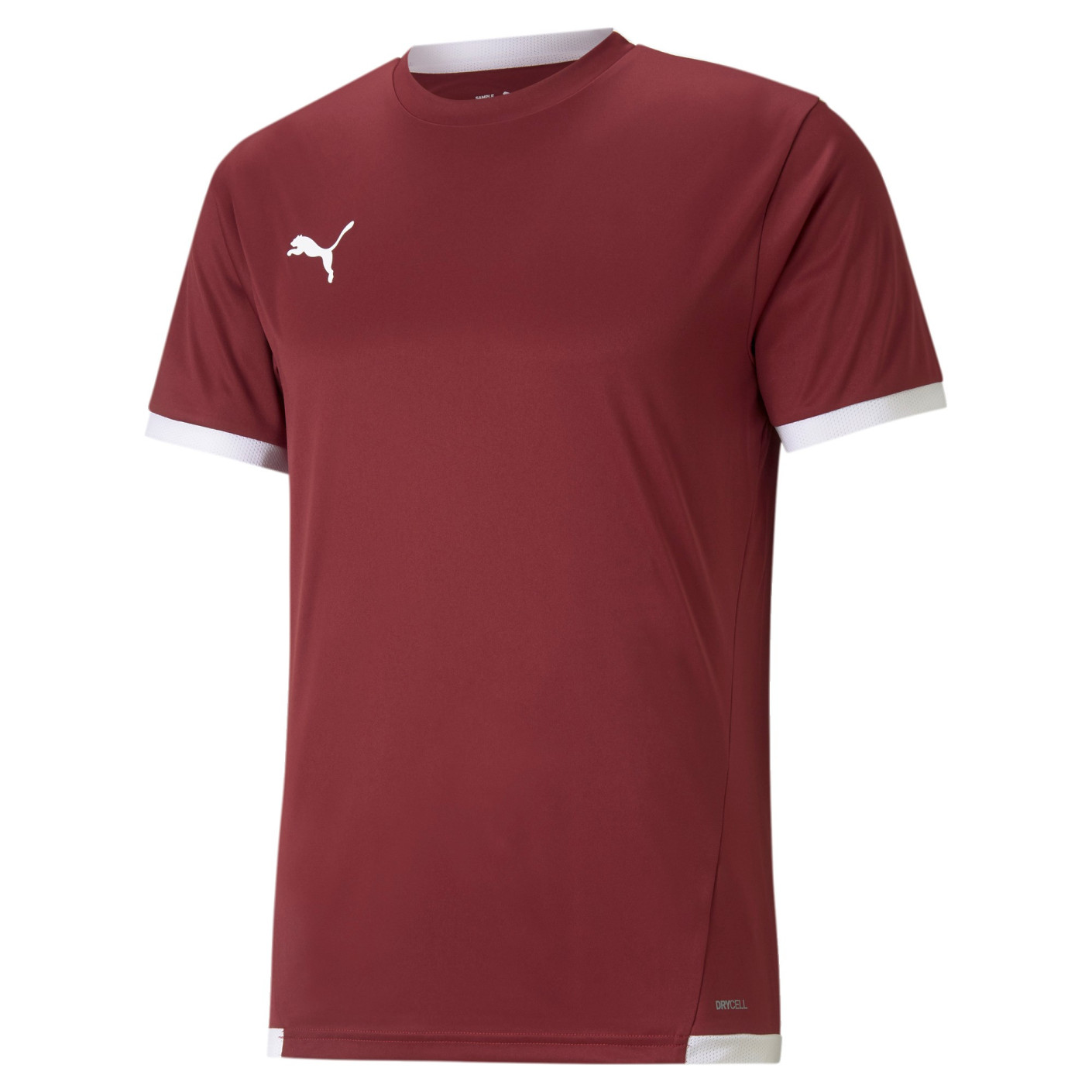 PUMA teamLIGA Voetbalshirt Bordeauxrood Wit