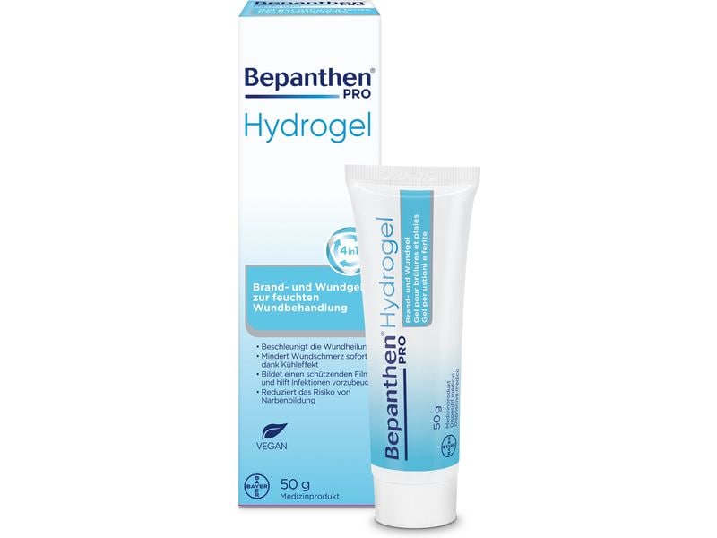 Bepanthen Pro Hydrogel 50 g Brand- und Wundgel zur feuchten Wundbehandlung