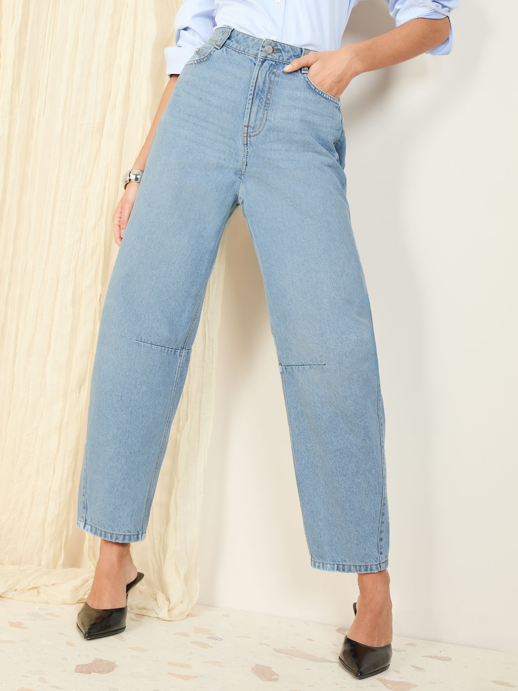 Friends Like These - Denim barrel jeans