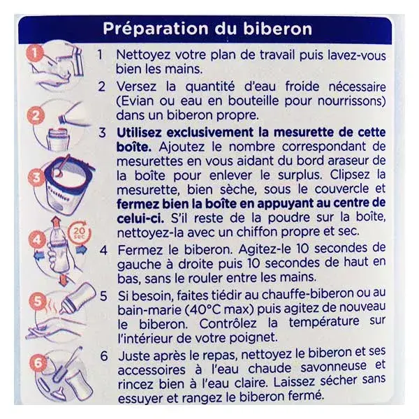 Gallia Calisma Relais Lait 1er Âge 830g