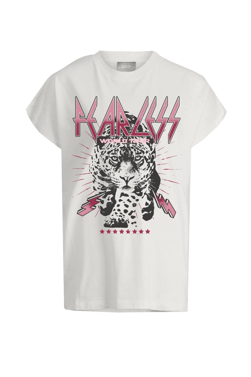 Jjxx Jxwilma Astrid Boxy Sl Tee Ft24 4732705 egret fearless