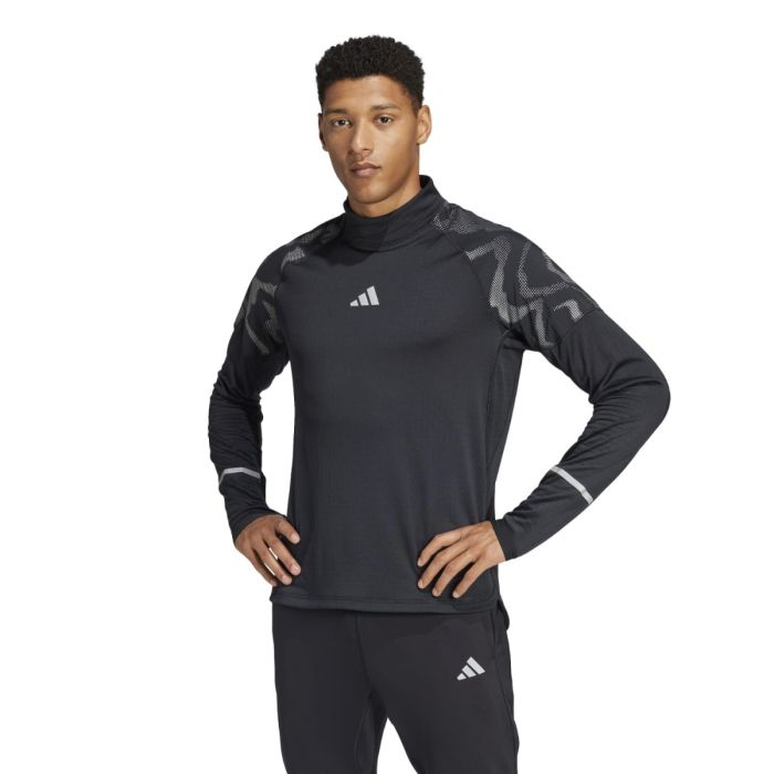 adidas Herre Trøjer Ultimate Hivis 1/2 LS Sort