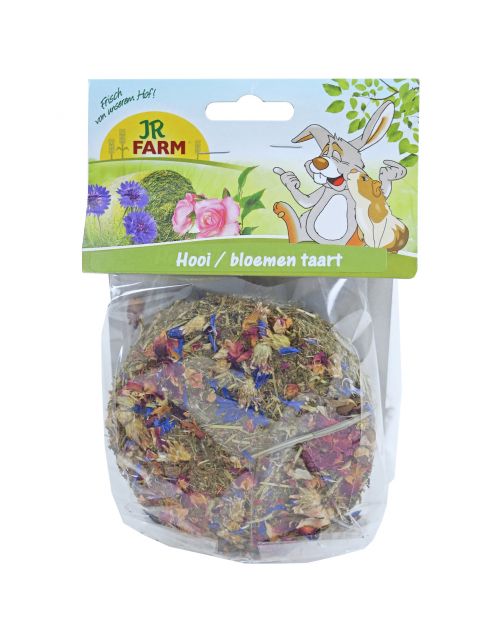Jr Farm Hooi \/ Bloementaart - Ruwvoer - 75 g