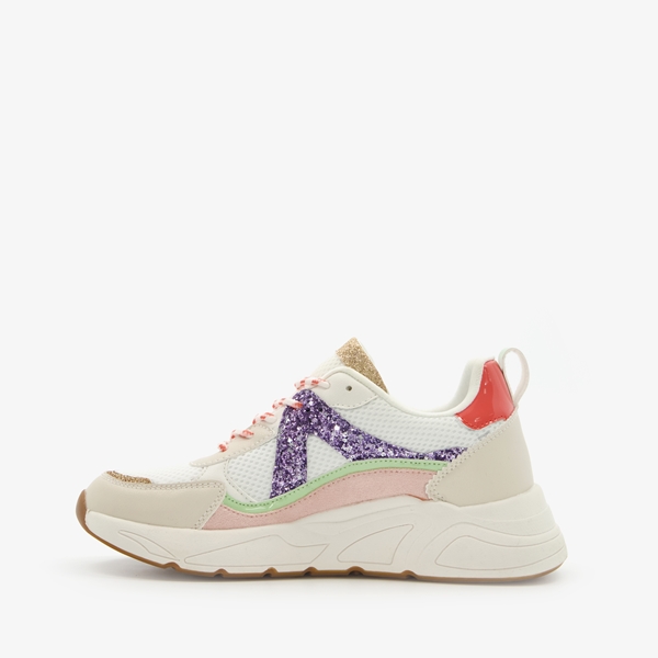 Blue Box meisjes dad sneakers wit/roze