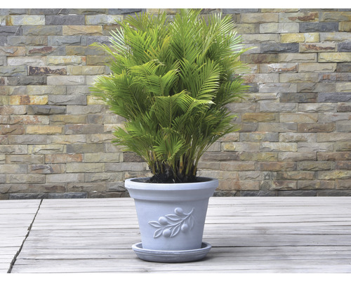 Lafiora plantenbak Ø 30 cm terracotta donkergrijs