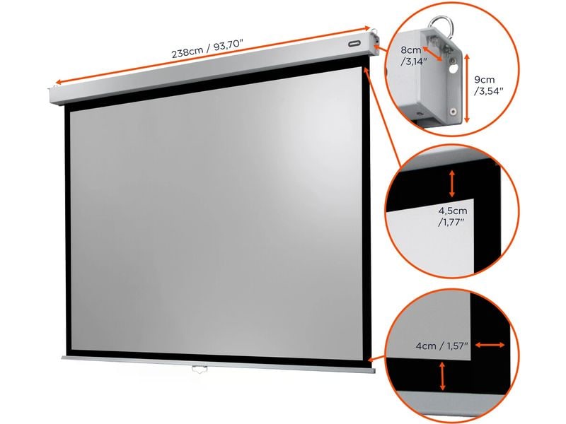Celexon Rollo-Leinwand Professional Plus 220x165 cm 4:3 Celexon Leinwand Rollo Professional Plus 220 x 165 cm