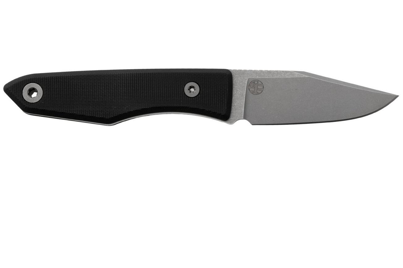 Big Idea Design USA Lookout USA-LO-BLC-MGN, Stonewashed CPM MagnaCut, Black G10 vaststaand mes, Mak Kelsay design