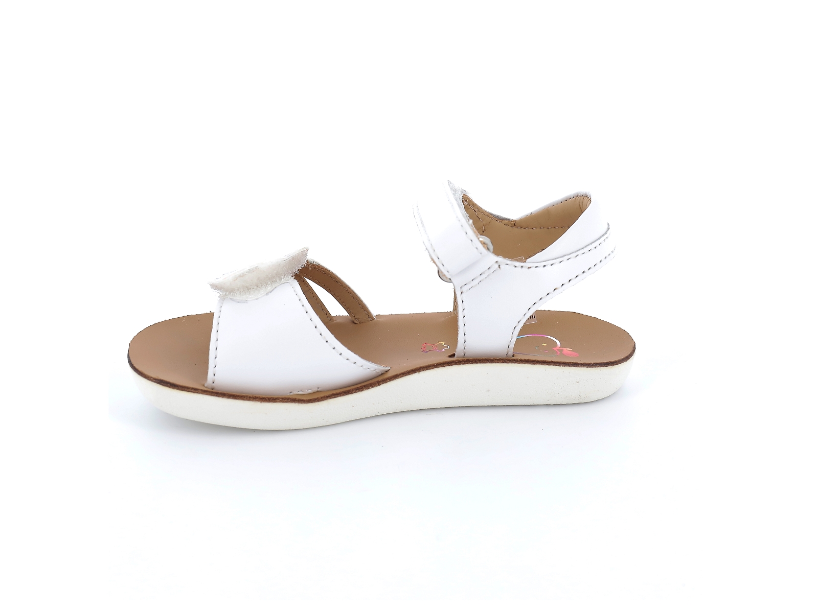 Shoopom-GOA MULTI K4MDNS0403 Cuir Blanc-Fushia