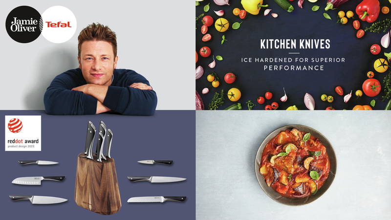 Tefal Jamie Oliver Messerblock 7-tlg. JO