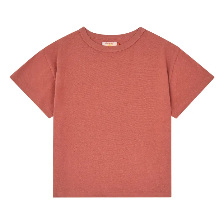 sunray T-shirt Hi'aka Recyclé 260g | Rouge foncé