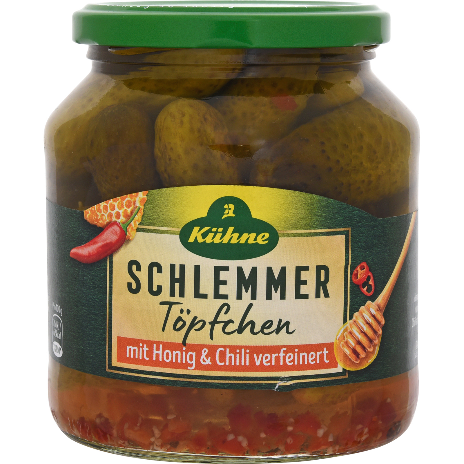 Kühne Gürkchen Honig Chili 530/300 g